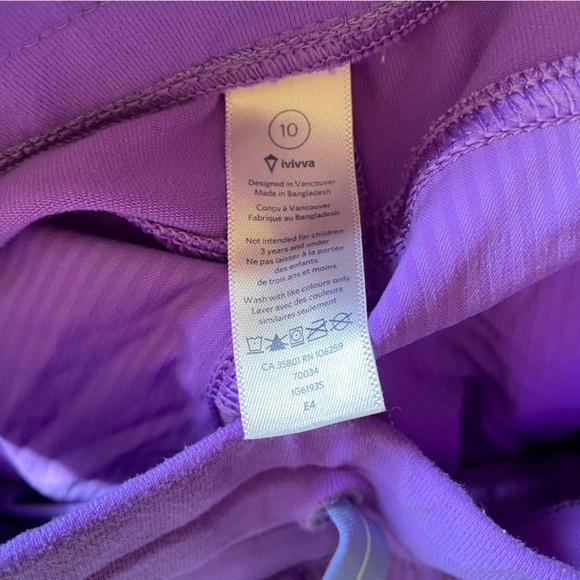 Ivivva by Lululemon Live to Move Crop Pants - Picture 6 of 7